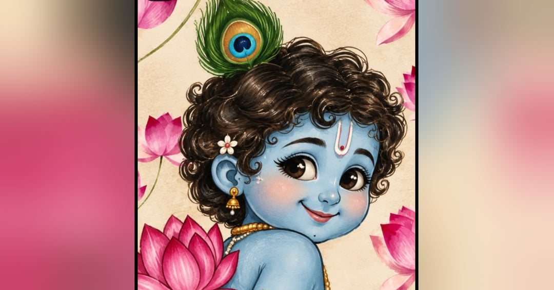 Shree Krishna Coloring Book, image 2