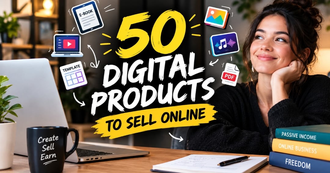 50 Digital Products To Sell Online