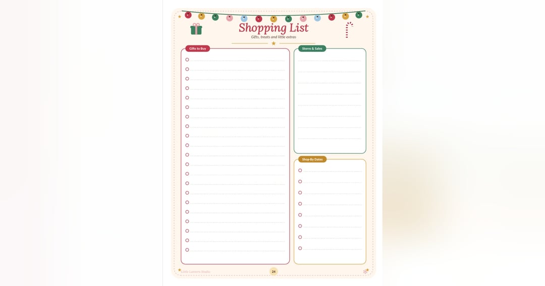 The Complete Christmas & Holiday Planner: Organizer & Notebook for Gift Lists, Budget Trackers, Holiday Menus, Baking Schedules & December Agendas, image 2