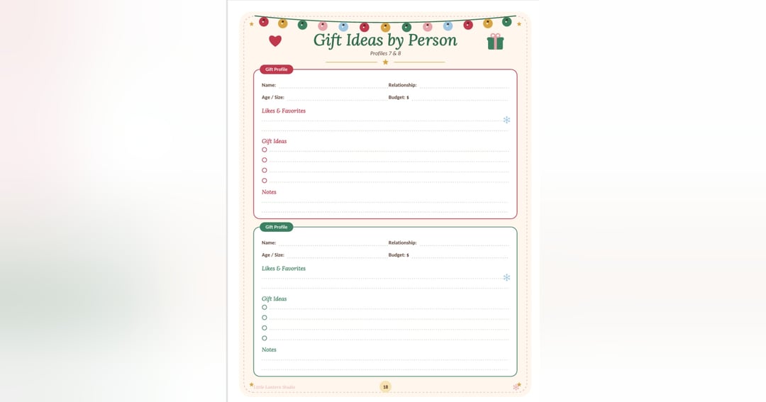 The Complete Christmas & Holiday Planner: Organizer & Notebook for Gift Lists, Budget Trackers, Holiday Menus, Baking Schedules & December Agendas, image 4