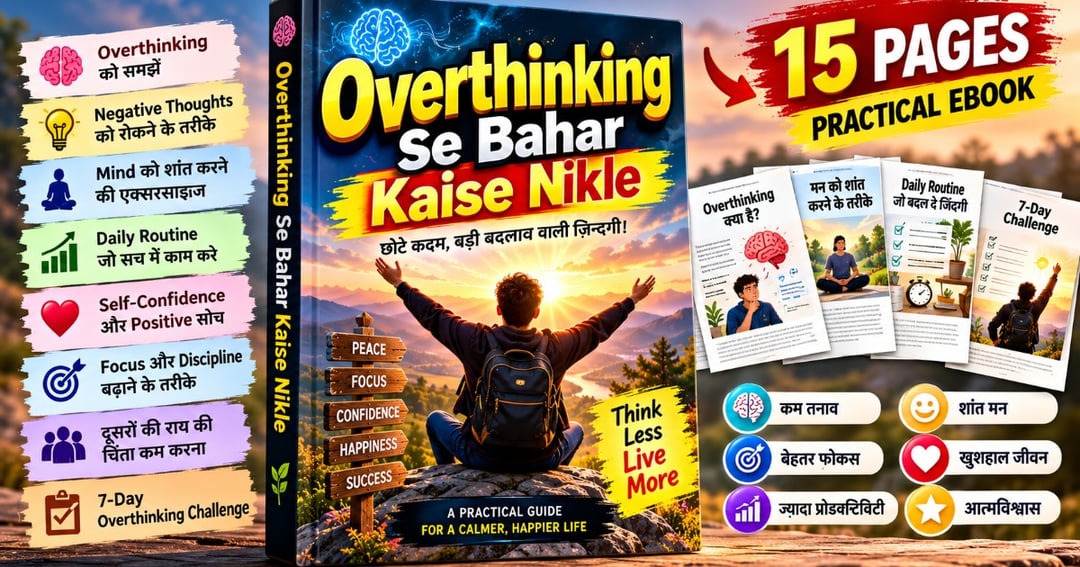 🧠 Overthinking Se Bahar Kaise Nikle