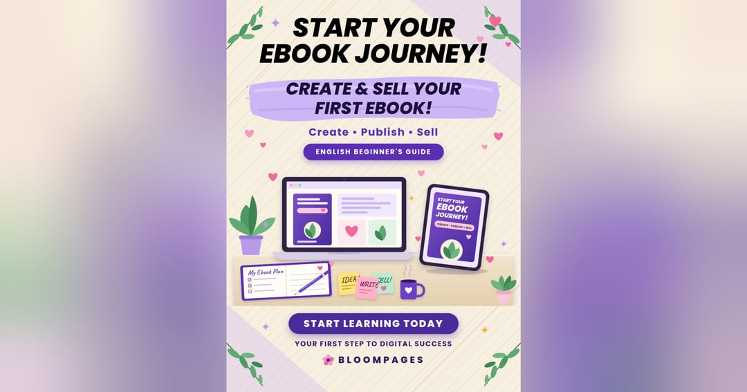 How to Create & Sell Your First Ebook: A Beginner's Step-by-Step Guide
