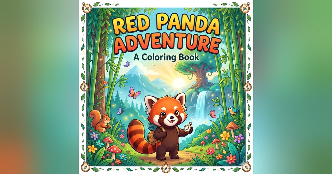 Red Panda Adventures (coloring book)