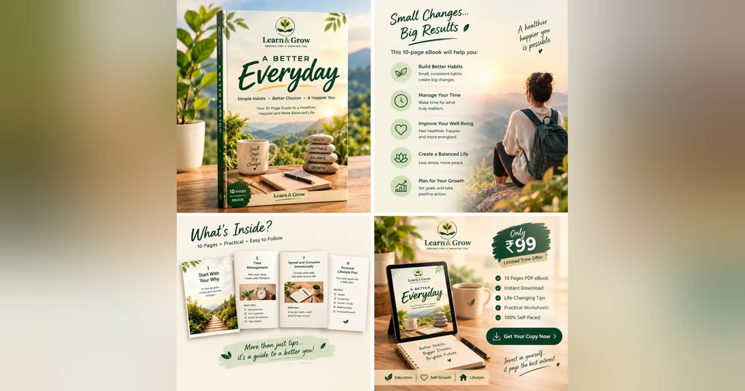 A Better Everyday 🌿 A Simple Guide to Better Habits, Personal Growth & Balanced Living, image 2