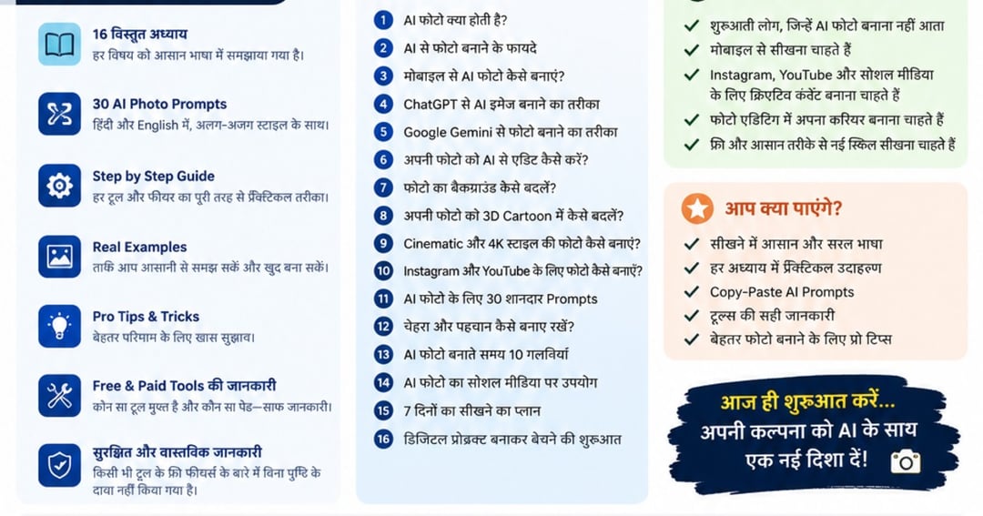 AI से फोटो बनाना सीखें 📸 | मोबाइल से Professional AI Photos बनाने और Edit करने की संपूर्ण गाइड, image 2