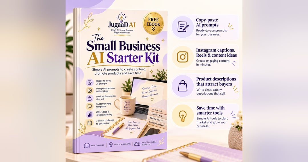 The Small Business AI Starter Kit | Free Ebook by JugaaD AI, image 2