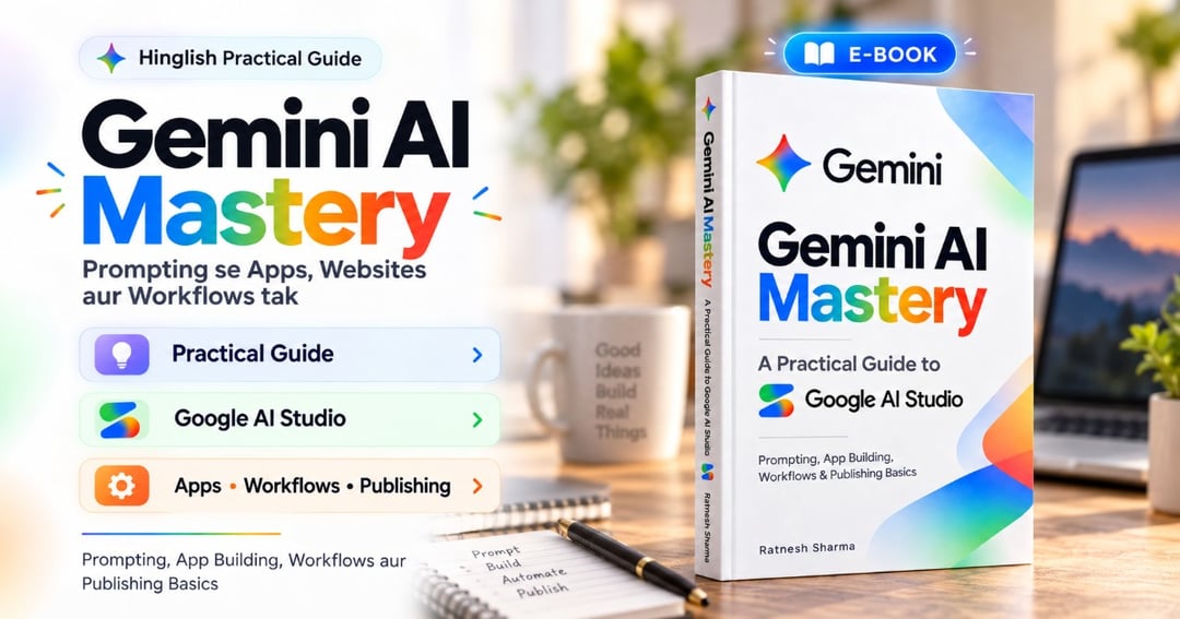 Gemini AI Mastery – Google AI Studio se Apps, Websites & Automation Banana Sikho