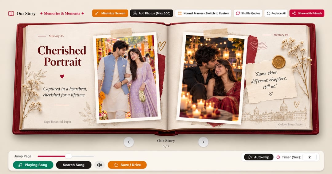 Our Story — Your Personal 3D Photo Album, image 2