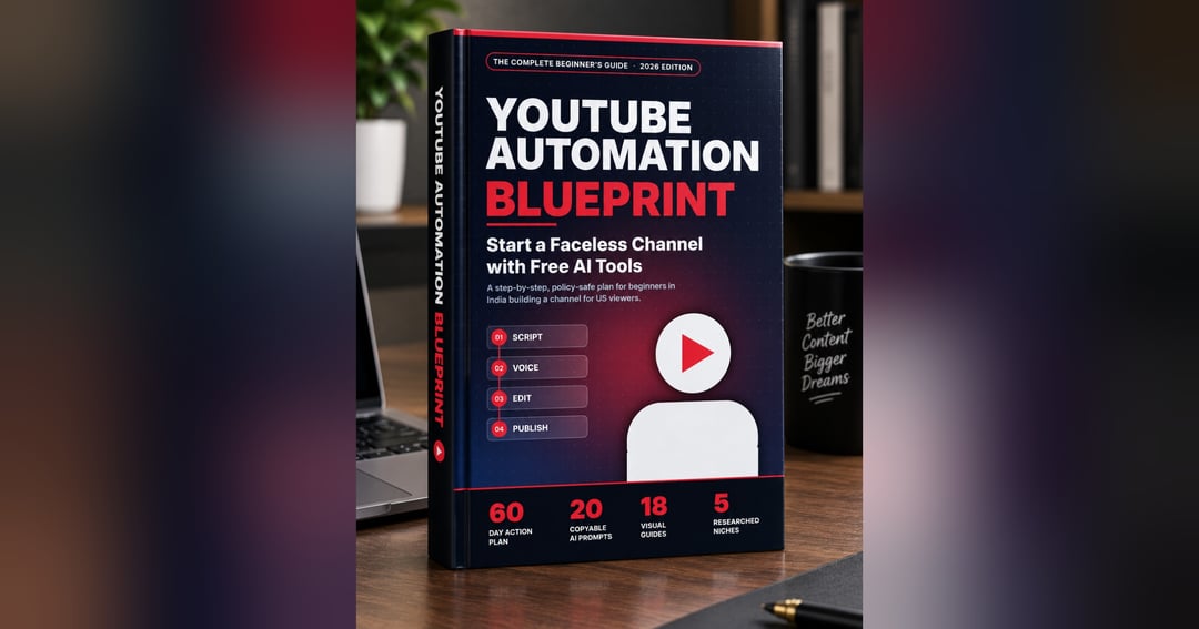 Start a YouTube Channel Without Showing Your Face: Free AI Tools, a 60-Day Plan, and a System Built Around YouTube’s 2026 Rules