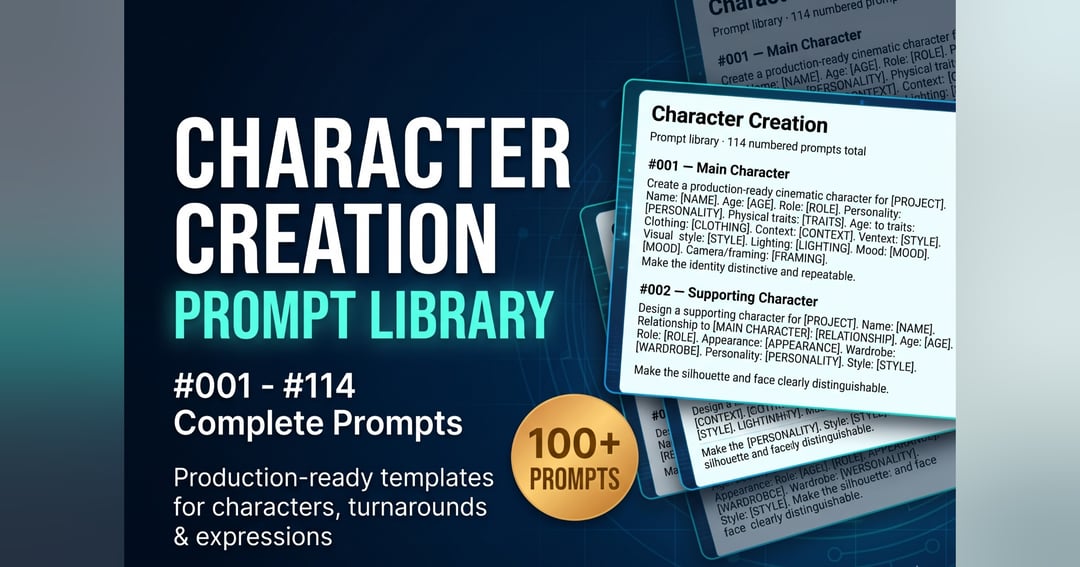 CreatorForge AI Filmmaker Prompt Vault — 114 Cinematic AI Prompts + Workbook, image 3