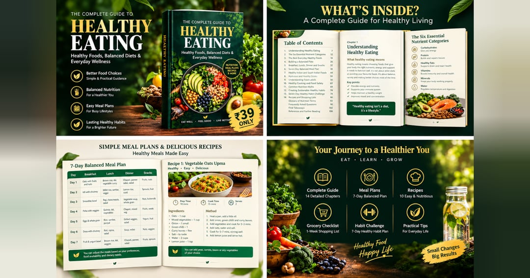 🌿 Healthy Living | Nutrition & Wellness   📚 Simple guides to healthy eating   🥗 Balanced meals • Healthy foods • Everyday habits   ✨ Helping you make informed food choices   📘 Discover our Healthy Eating e-book below!
