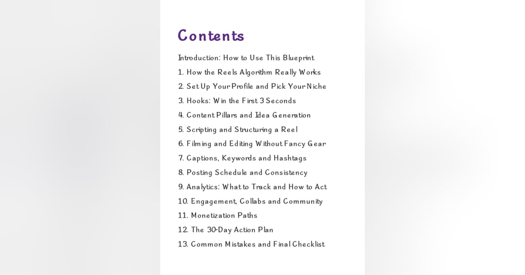 Instagram Reels Growth Blueprint 2026, image 2