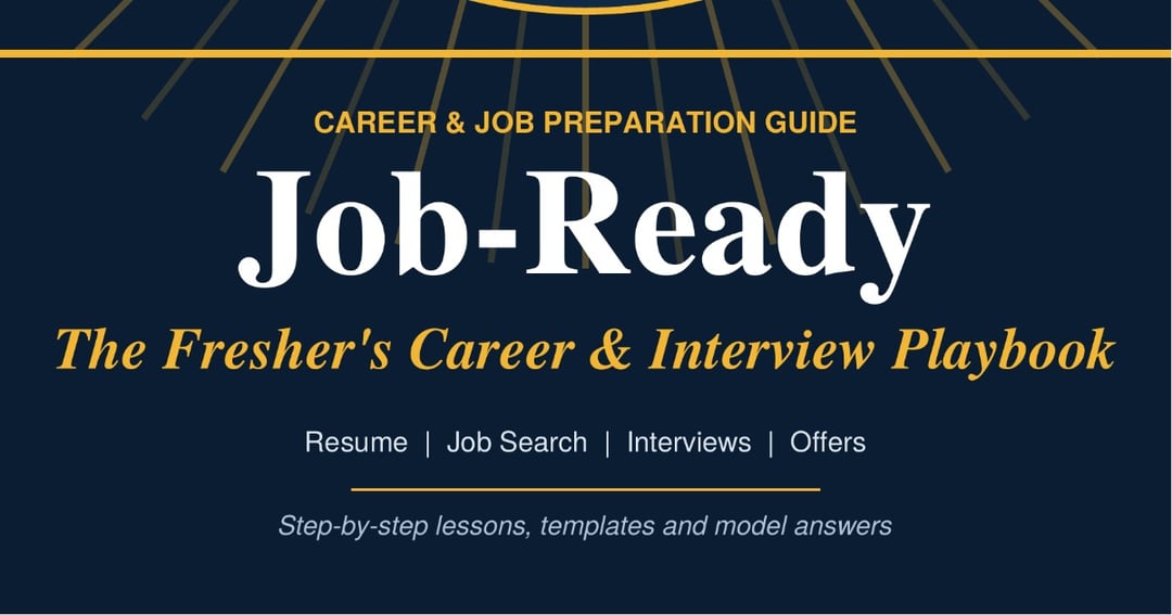 First Job, Fast: A 30-Day Career Preparation Guide for Freshers, image 2
