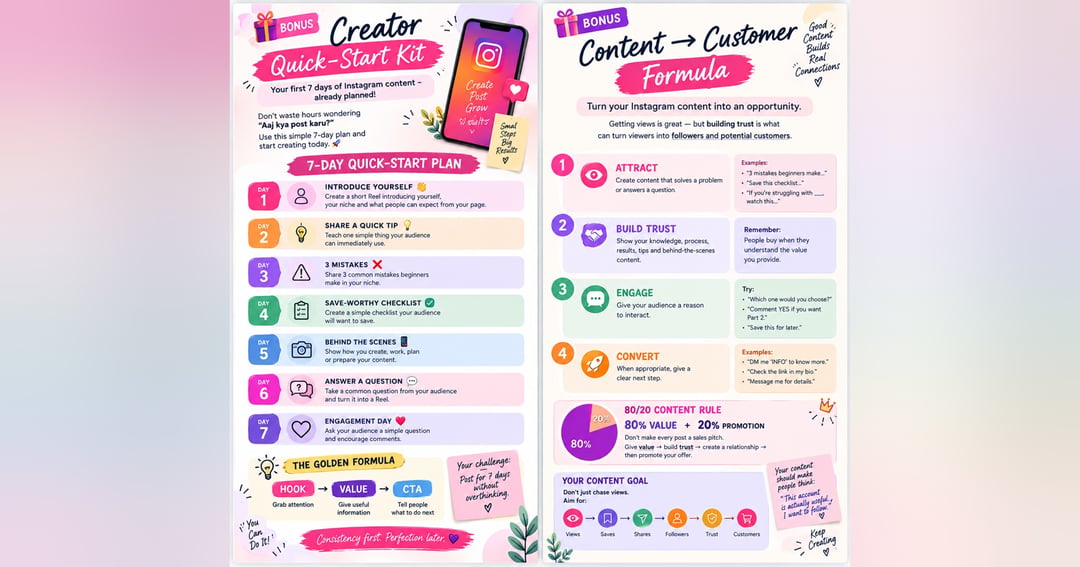Instagram growth starter kit 2026, image 2