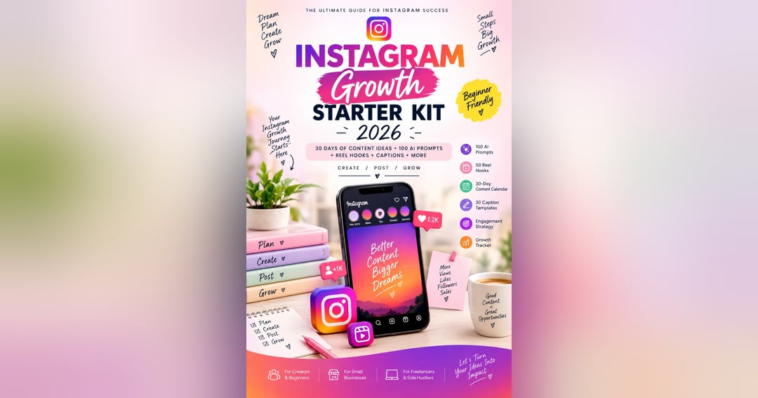 Instagram growth starter kit 2026