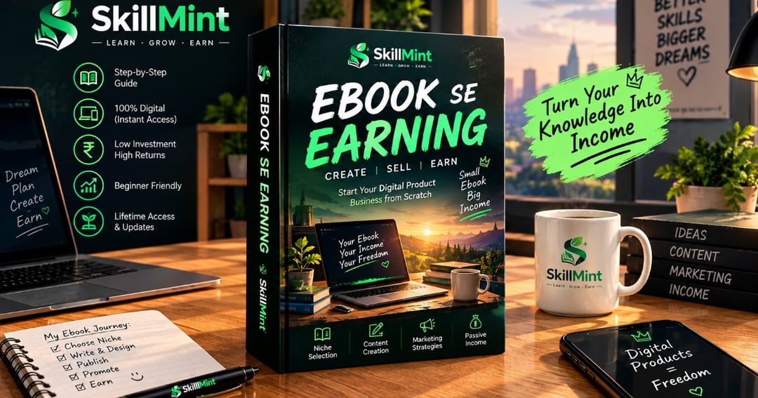 THE EBOOK INCOME BLUEPRINT ⭐Create • Sell • Market • Grow Your First Digital Product