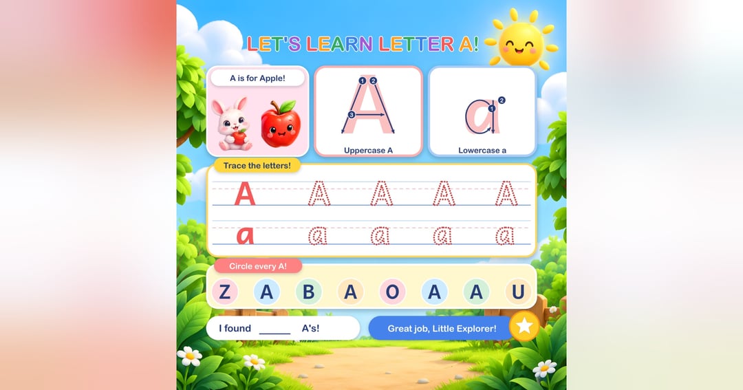 The Magical Treasure Quest: A Preschool Activity Book for Ages 4–6, image 2