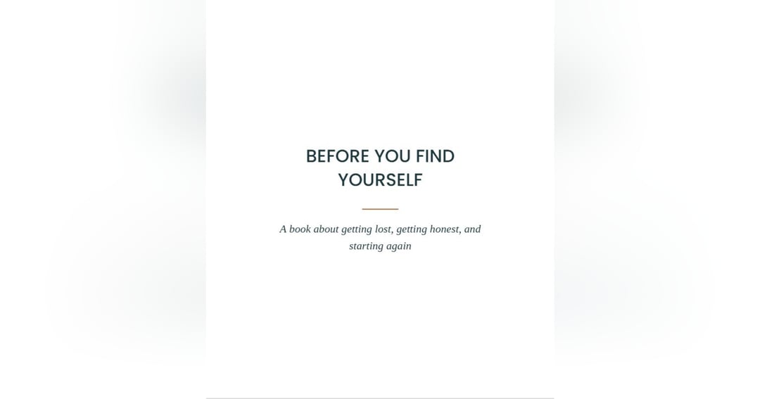 Before You Find Yourself, image 2