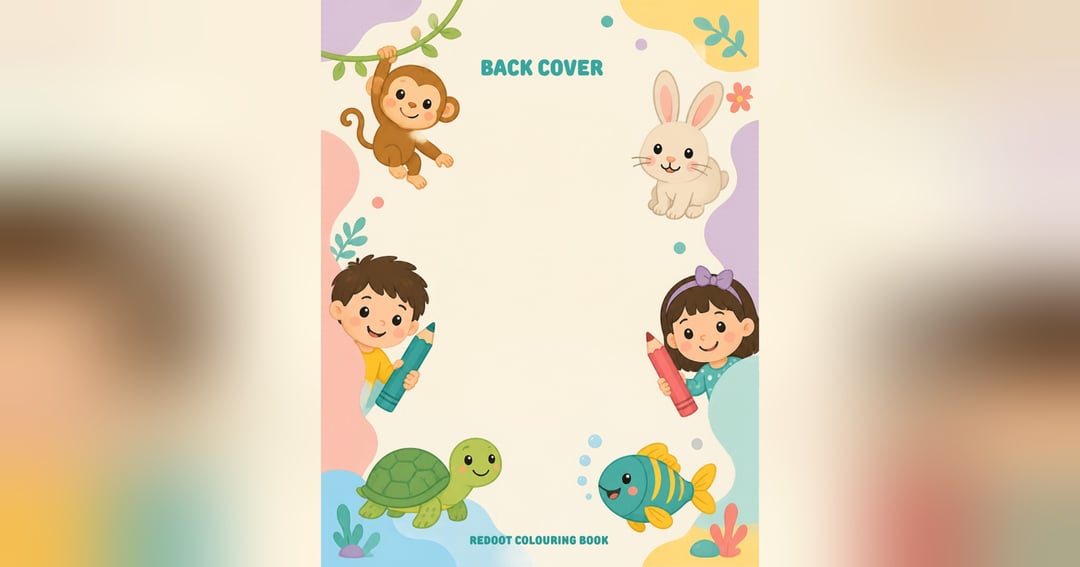 My First Animal Colouring Book for Toddlers & Preschoolers | Cute Animal Coloring Pages | Printable Kids Activity Book | REDOOT, image 4