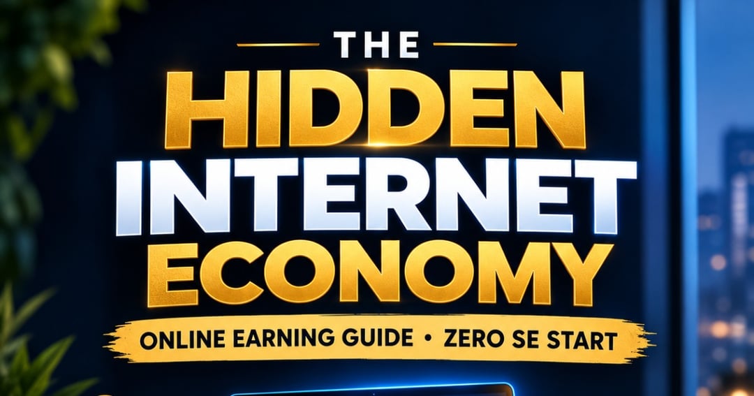 🚀 The Hidden Internet Economy – Complete Online Earning Guide (Hindi + English)
