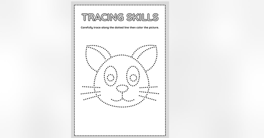 Tracing skills for kids