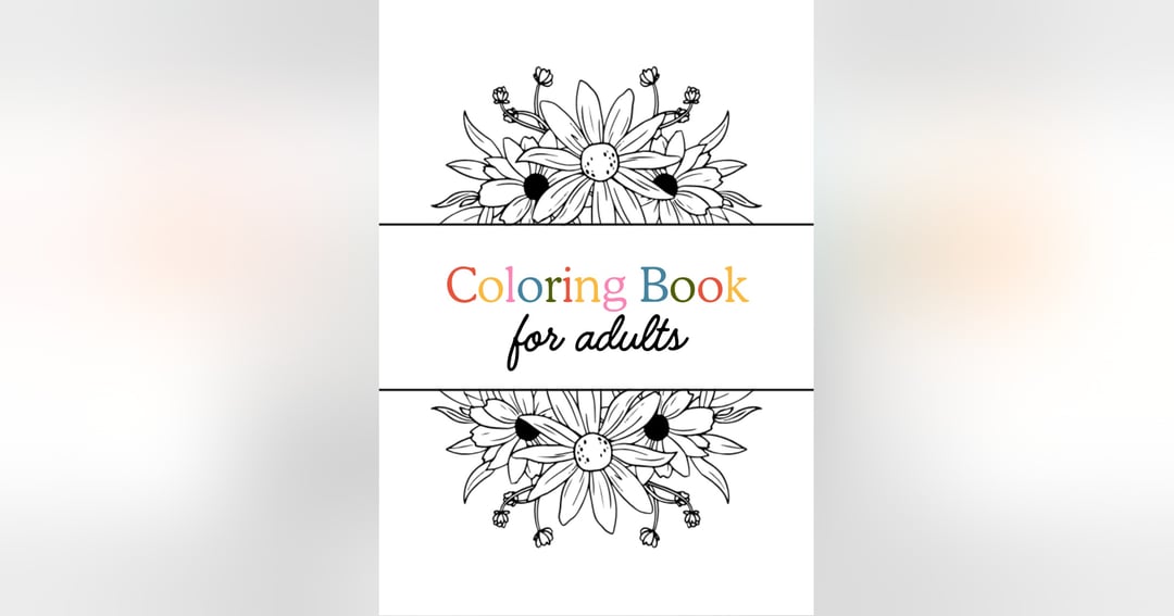 Adult coloring book