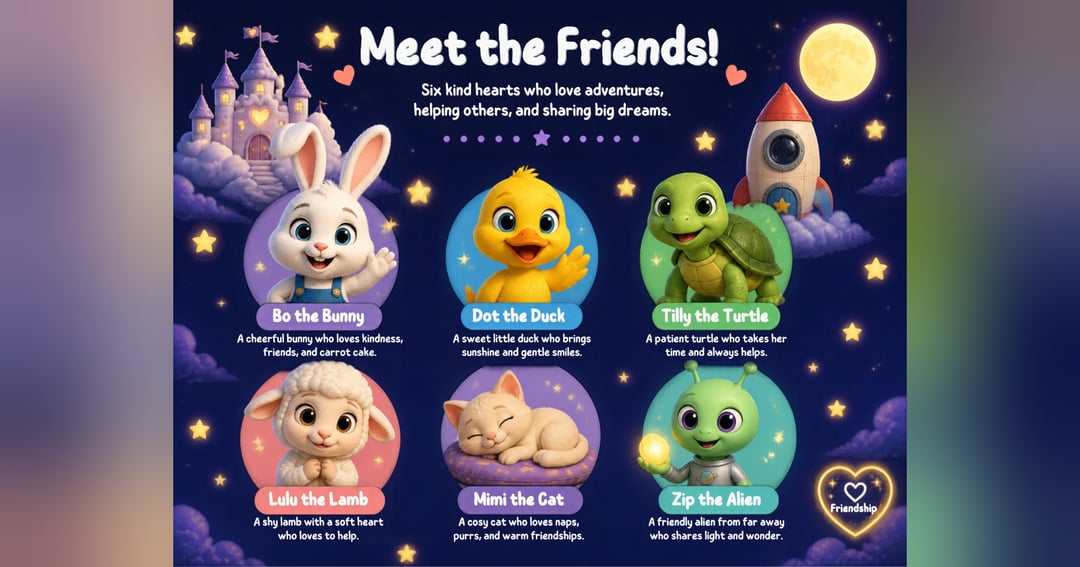 Bo and Friends: 15 Little Values, Big Hearts colouring Book, image 3