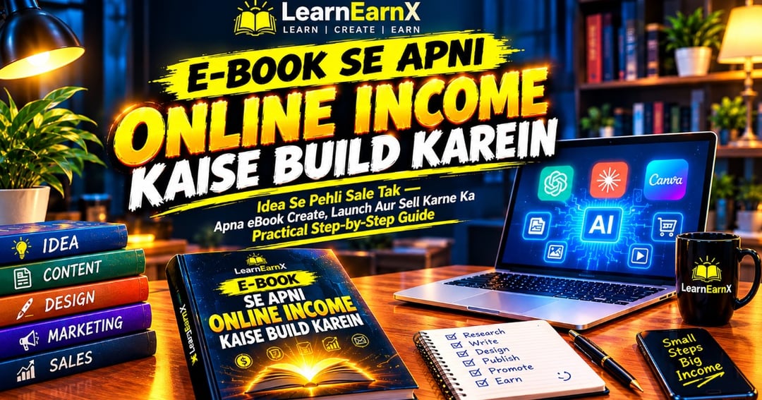 E-BOOK SE APNI ONLINE INCOME KAISE BUILD KAREIN