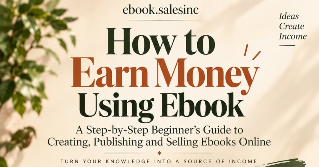 How to Earn Money Using Ebooks: A Beginner’s Guide