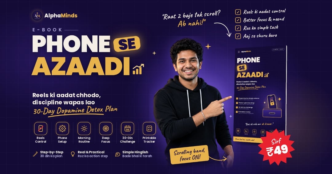 Phone Se Azaadi – 30-Day Dopamine Detox Plan