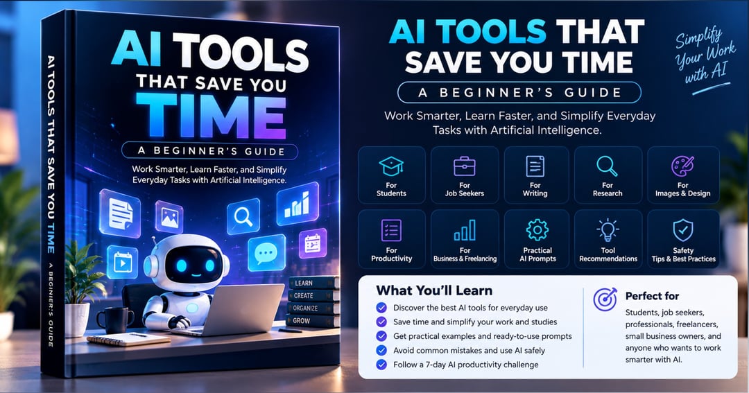 AI Tools That Save You Time: A Beginner’s Guide 🤖