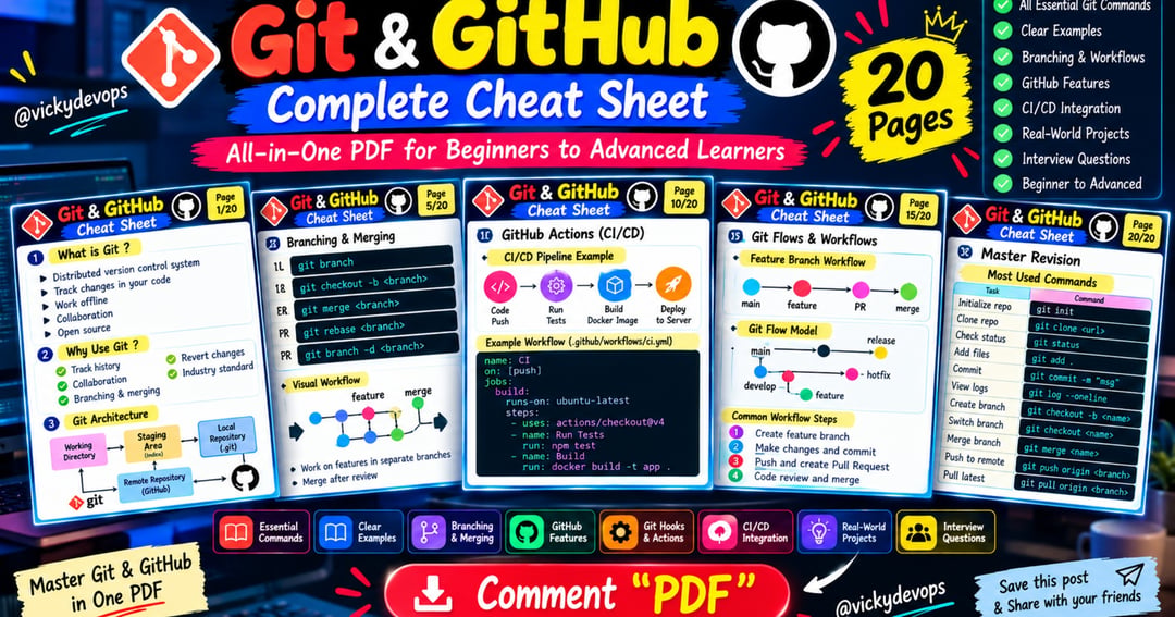 Git & GitHub notes— 20 Pages