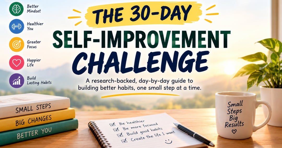 30 Small Daily Actions to Reset Your Habits, Energy, and Mindset