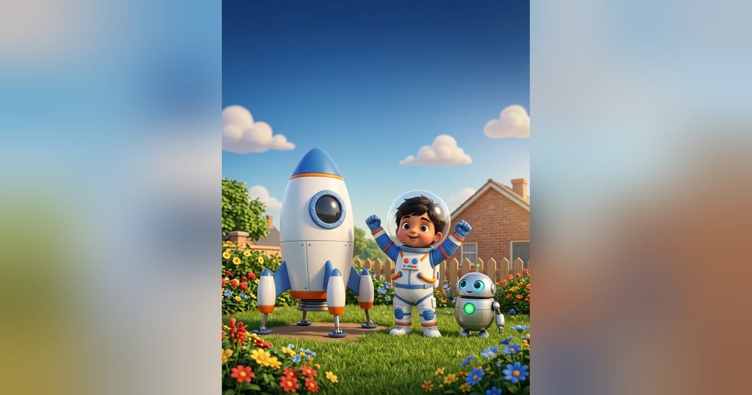The Cosmic Friends:Journey to Saturn: A Magical Outer Space Story for Kids, image 2