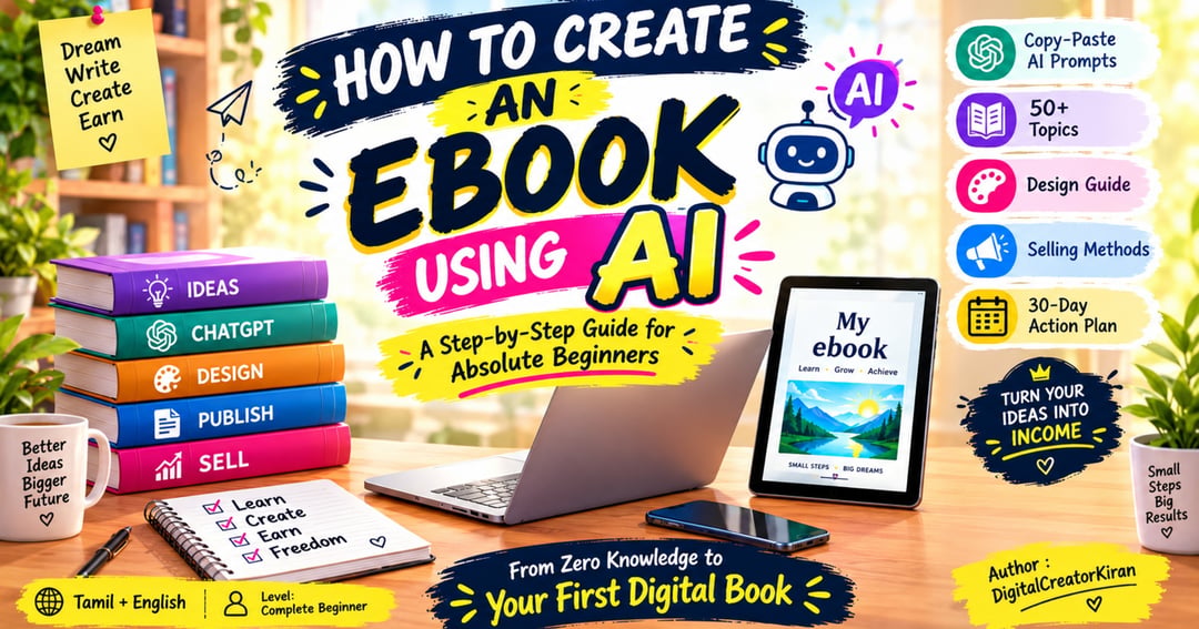 AI Master Guide | Create, Design, Publish & Sell Digital eBooks Using AI