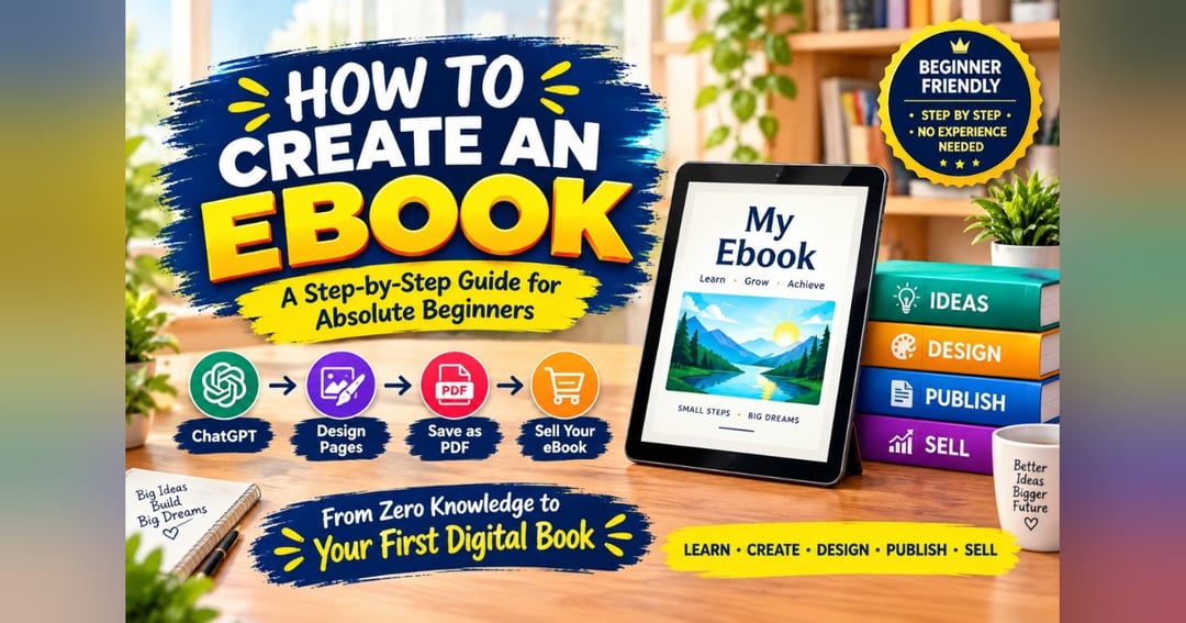 CREATE, PUBLISH AND SELL YOUR FIRST EBOOK, image 2
