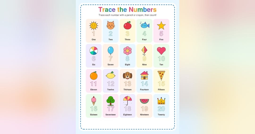My First 123 Numbers Book – Printable PDF for Kids (Ages 2–6), image 2