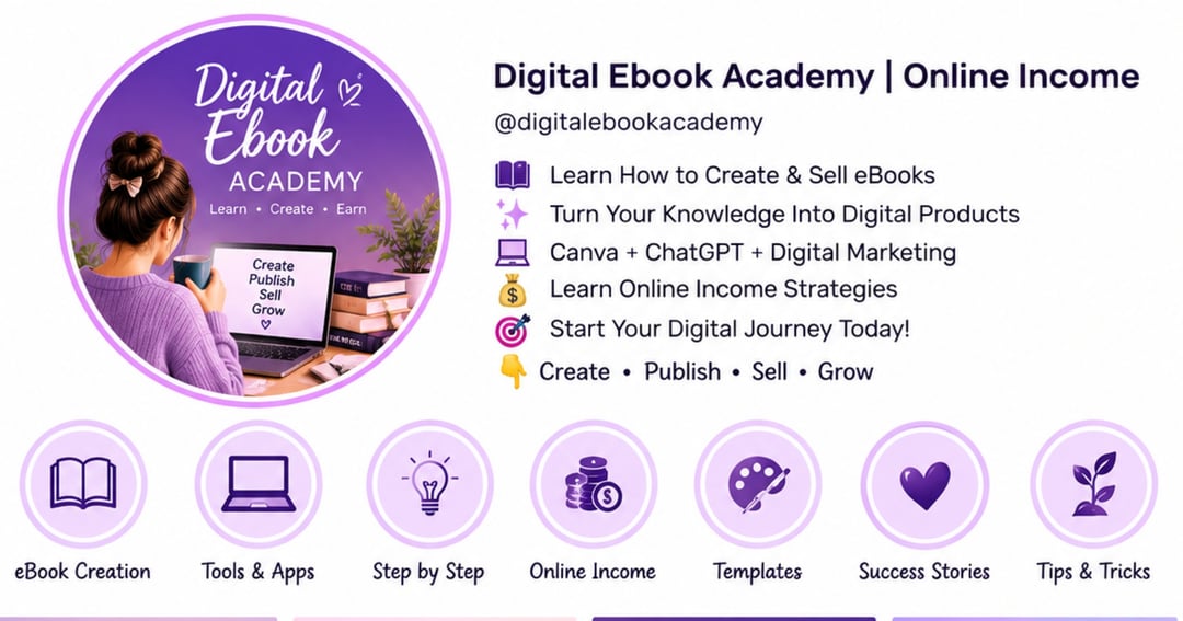 "HOW TO CREATE AN eBOOK 💜" From Idea to Income – A Complete Beginner's Guide, image 2