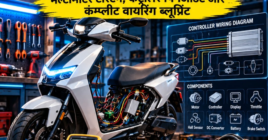 Electric Scooter Repairing Guide (Hindi) — Multimeter & Wiring Blueprint, image 2