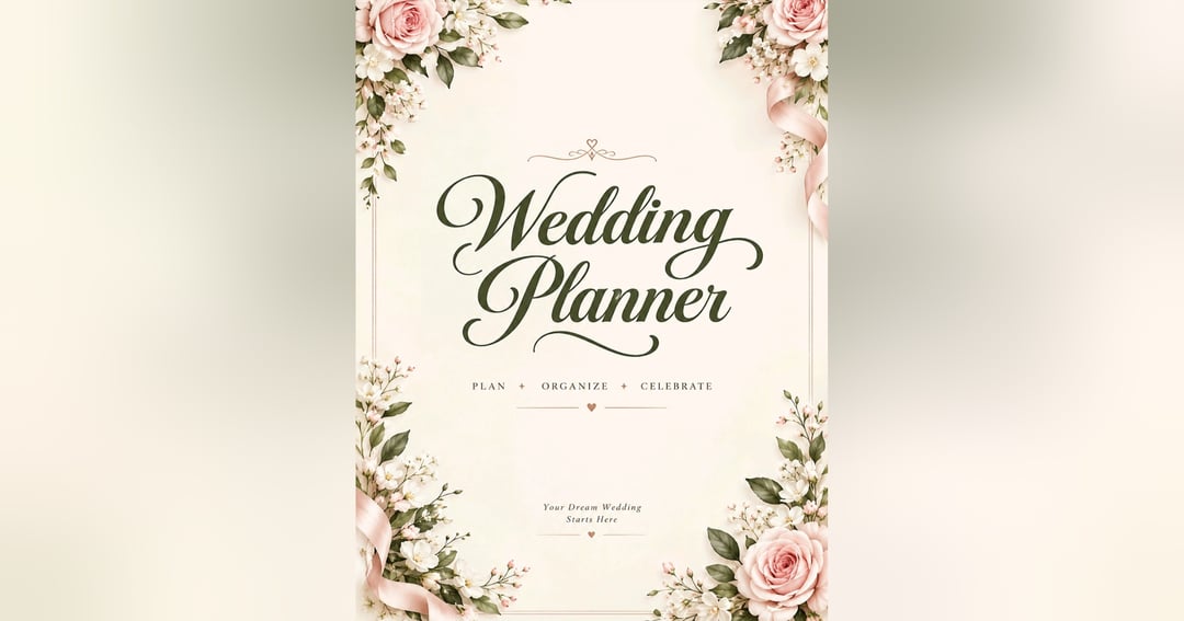 The Ultimate Wedding Planner Bundle | Floral Wedding Organizer, Budget Tracker, Guest List, Checklist & Timeline | Printable PDF, image 3