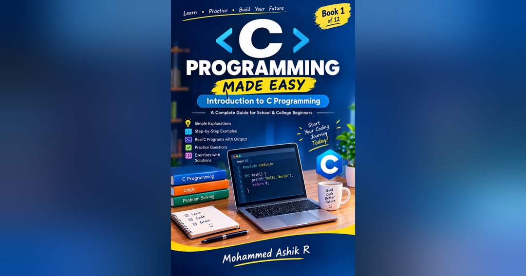 C Programming Made Easy – Book 1 | A Beginner's Guide to C Programming