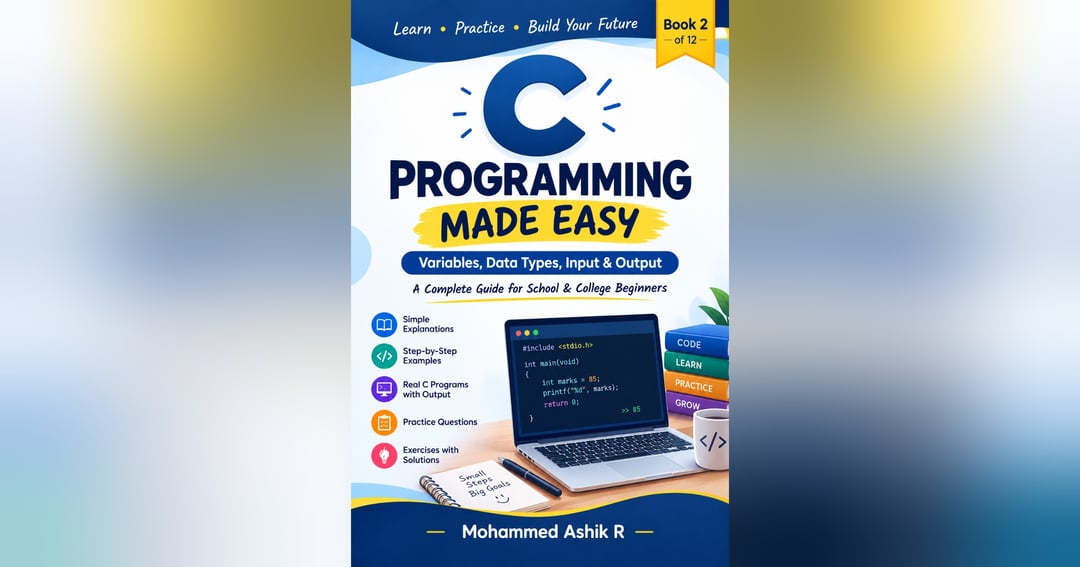 C Programming Made Easy – Book 2 | Beginner-Friendly Programming Guide