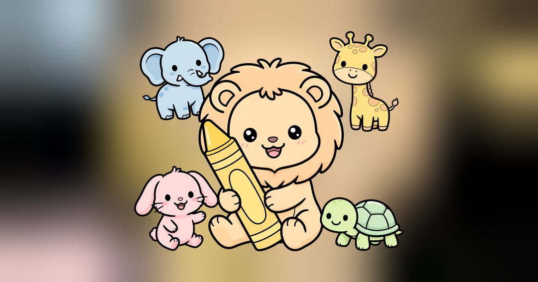 Animals Colouring Book