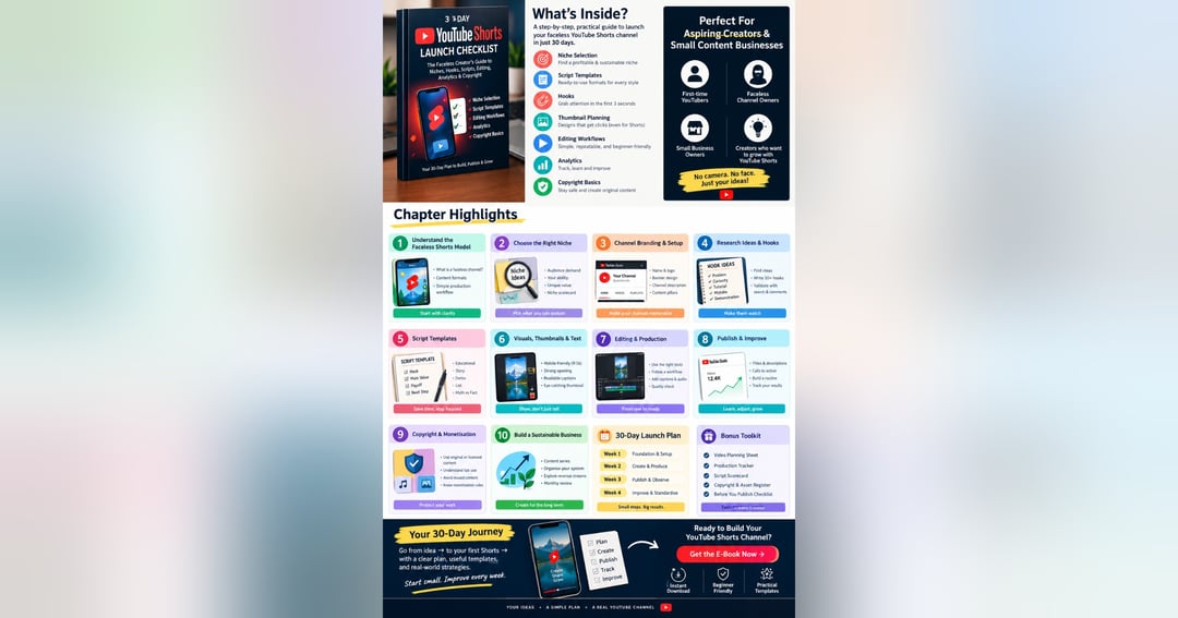 30-Day YouTube Shorts Launch Checklist, image 2