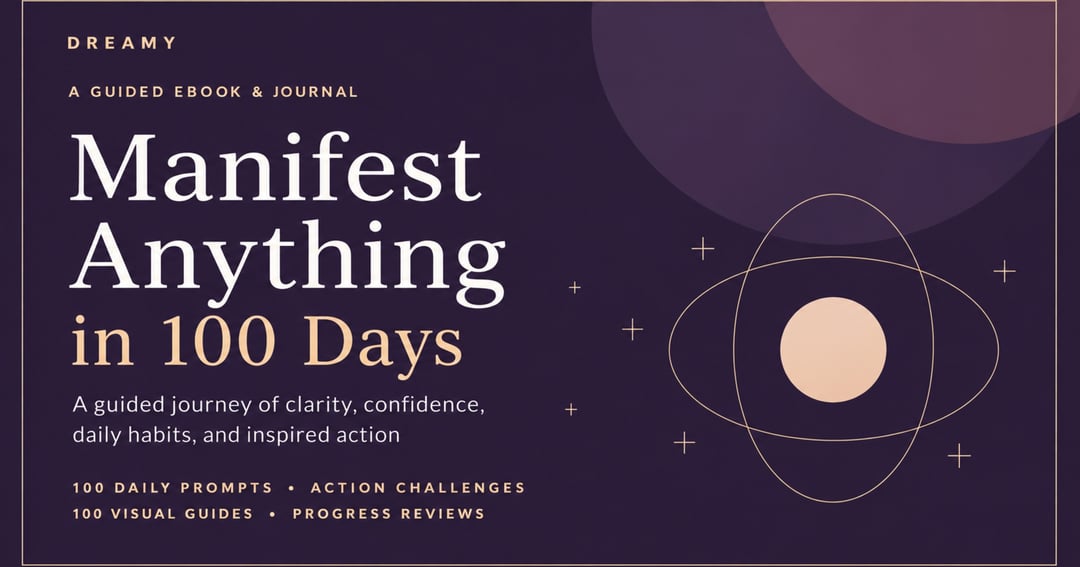 Manifest Anything in 100 Days ✨ | Guided Ebook & Journal, image 2