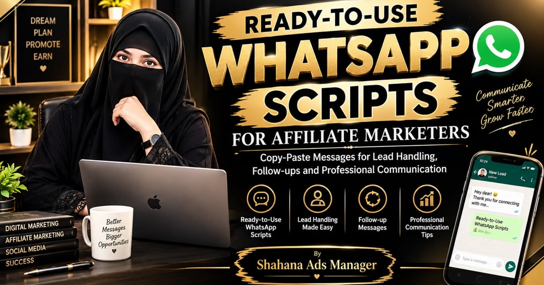 Ready-to-Use WhatsApp Scripts for Affiliate Marketers | Copy-Paste Messages for Lead Handling & Follow-Ups