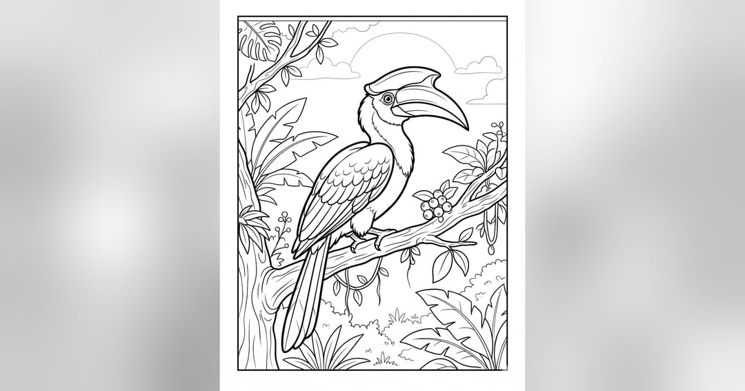 Birds Coloring Book for Kids, image 2