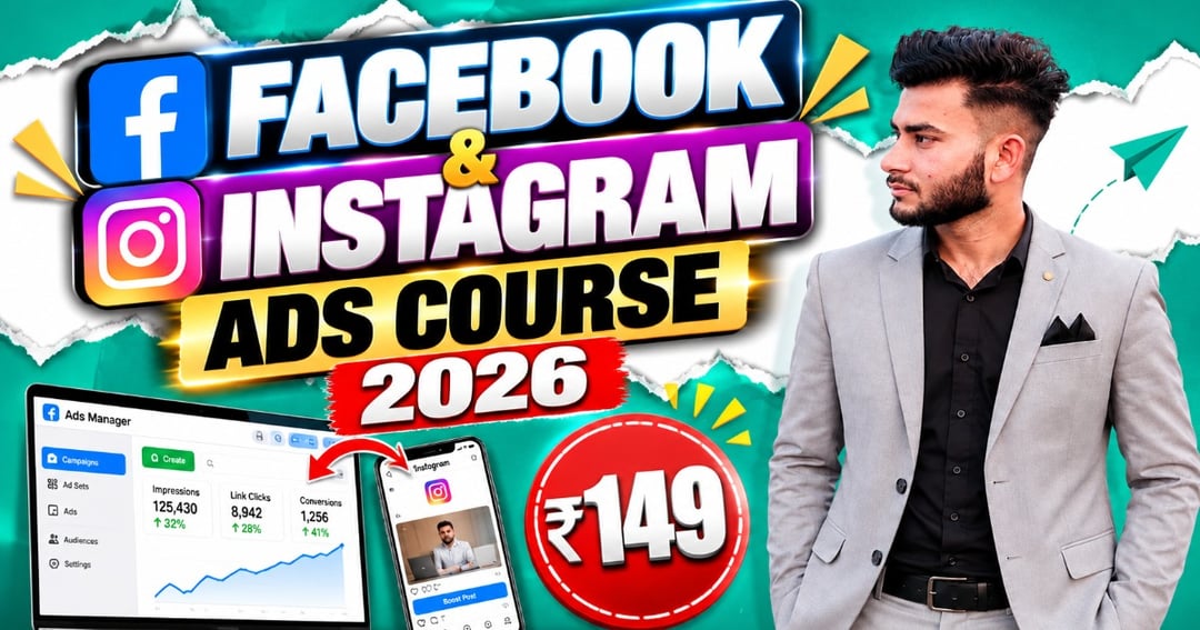 . 🔥 Facebook & Instagram Ads Master Course 2026 – सिर्फ ₹149 में