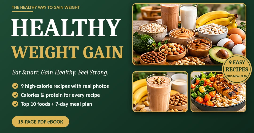 πΏ Healthy Weight Gain | Recipes & Meal Plan πͺ