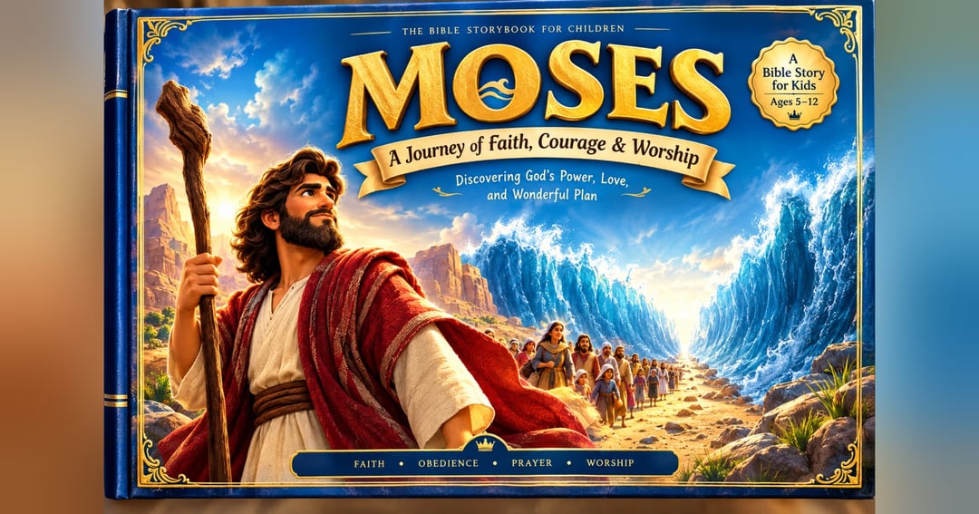 Moses: A Journey of Faith, Courage & Worship — A Children's Bible Storybook, image 2